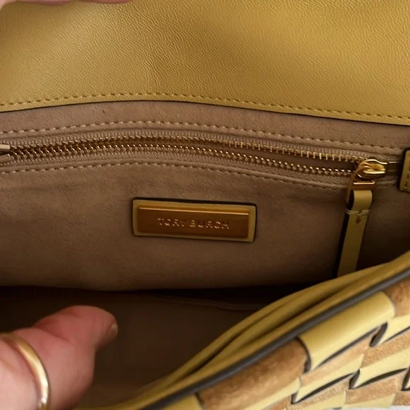 Tory Burch Kira Small Woven Convertible Shoulder Bag/Crossbudy - Picture 11 of 13